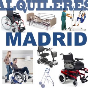Alquiler de productos de ortopedia en Madrid