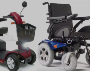 scooter y las sillas de ruedas
